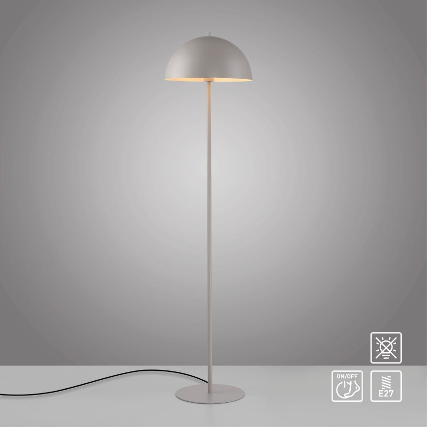 Schöner Wohnen 11727-39 - Grīdas lampa ALI 1xE27/25W/230V pelēka