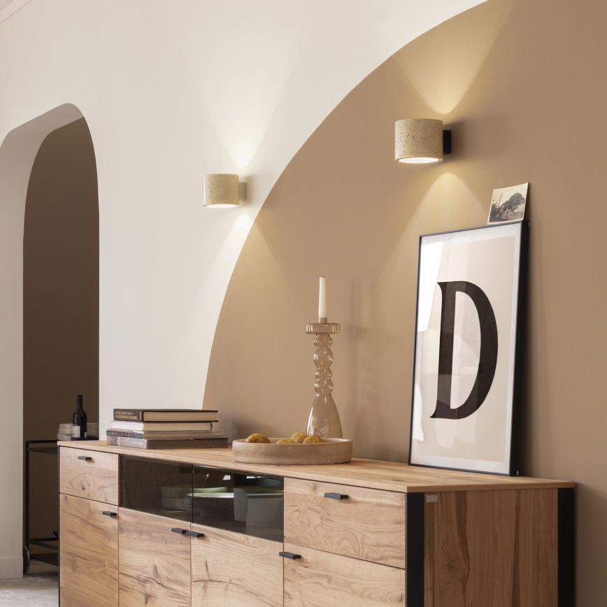 Schöner Wohnen 12542-42 - Sienas gaismeklis TRAVENTA 1xG9/10W/230V, betona apdare