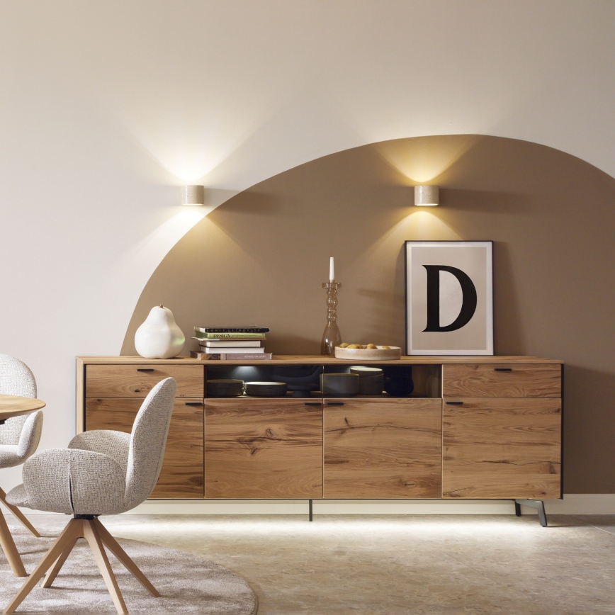 Schöner Wohnen 12542-42 - Sienas gaismeklis TRAVENTA 1xG9/10W/230V, betona apdare