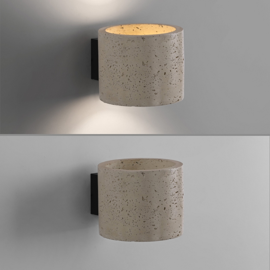 Schöner Wohnen 12542-42 - Sienas gaismeklis TRAVENTA 1xG9/10W/230V, betona apdare