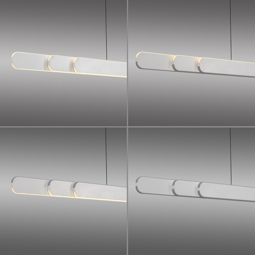 Schöner Wohnen 12577-16 - Regulējama LED lustra uz kabeļa ADRIANA ROUND 2xLED/24W/230V 2700/3000/3500/4000/5000K balta