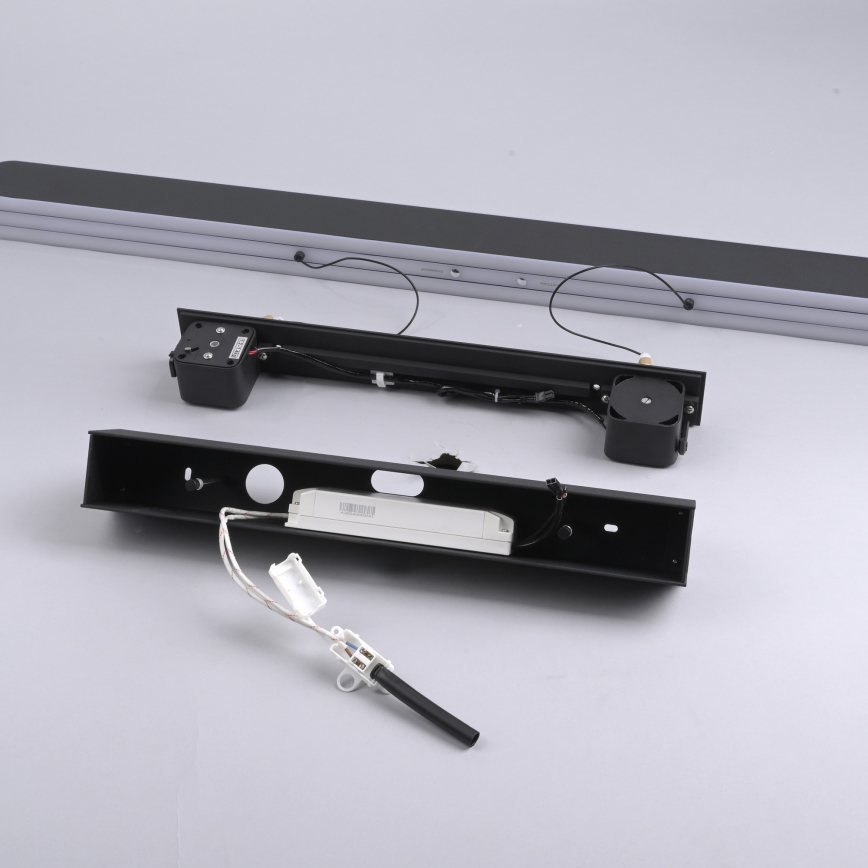 Schöner Wohnen 12577-18 - LED pakarināms gaismeklis ar regulējamu spilgtumu uz kabeļa ADRIANA ROUND 2xLED/24W/230V 2700/3000/3500/4000/5000K 160 cm melns