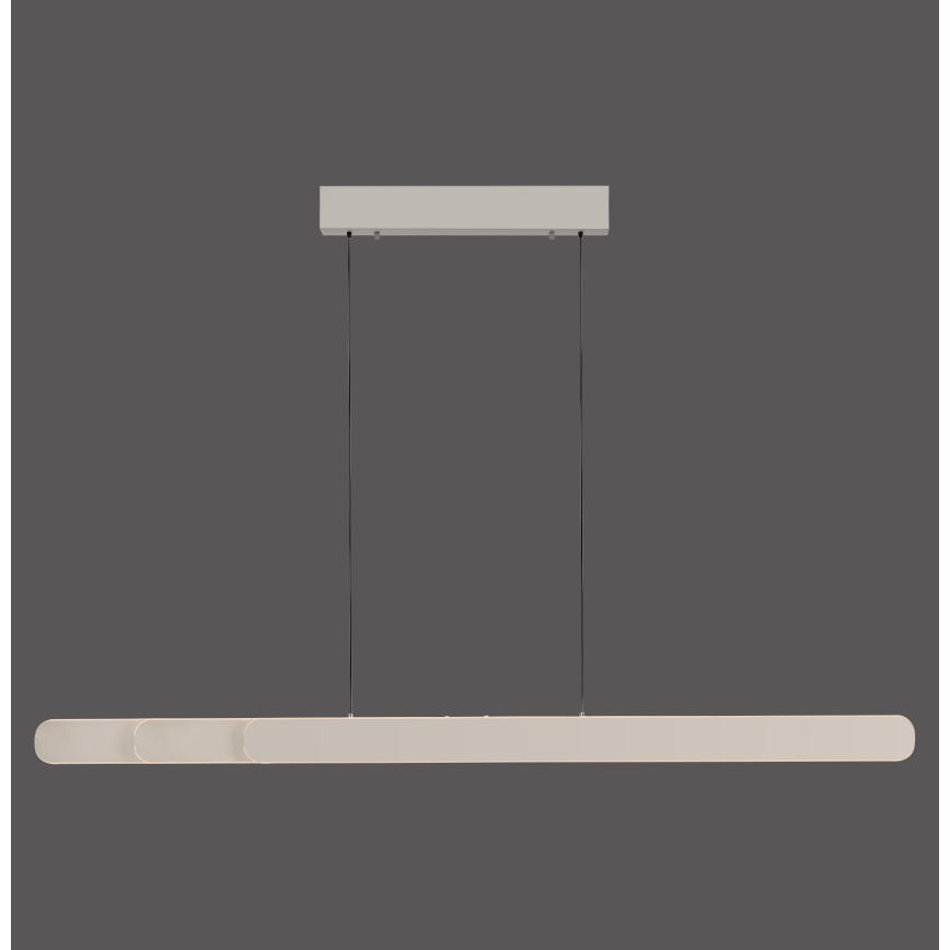 Schöner Wohnen 12577-39 - Regulējama LED pakaramā lampa uz troses ADRIANA ROUND 2xLED/24W/230V 2700/3000/3500/4000/5000K 160 cm pelēka