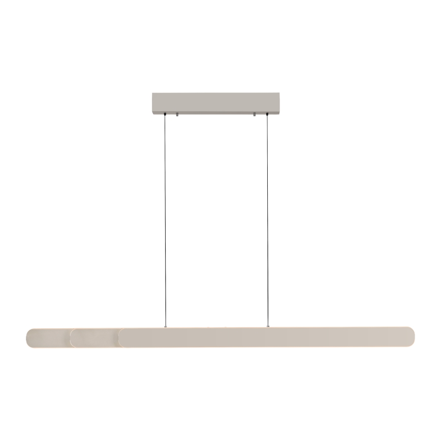 Schöner Wohnen 12577-39 - Regulējama LED pakaramā lampa uz troses ADRIANA ROUND 2xLED/24W/230V 2700/3000/3500/4000/5000K 160 cm pelēka