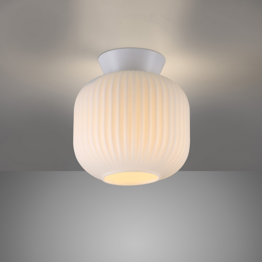 Schöner Wohnen 13574-16 - NAMI griestu lampa, 1xE27/25W/230V, Ø 20 cm, balta