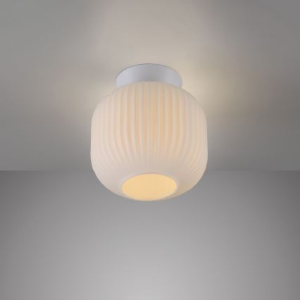 Schöner Wohnen 13574-16 - NAMI griestu lampa, 1xE27/25W/230V, Ø 20 cm, balta