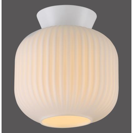 Schöner Wohnen 13574-16 - NAMI griestu lampa, 1xE27/25W/230V, Ø 20 cm, balta