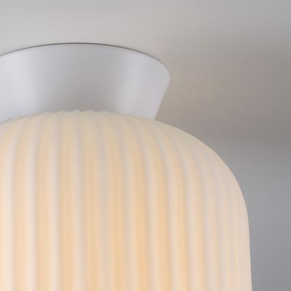 Schöner Wohnen 13574-16 - NAMI griestu lampa, 1xE27/25W/230V, Ø 20 cm, balta