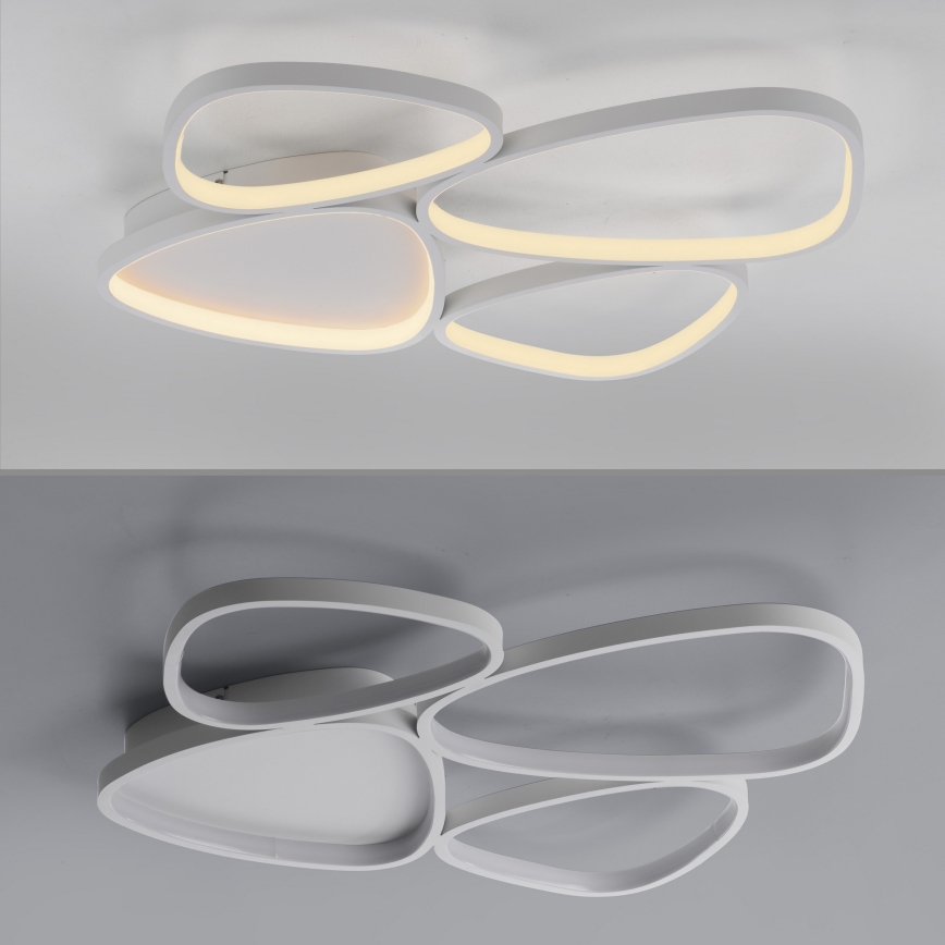 Schöner Wohnen 14038-16 - LED dimmējams griestu gaismeklis PEBBLES LED/35,5W/230V balts