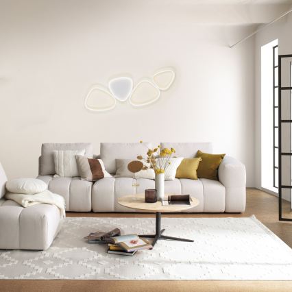 Schöner Wohnen 14039-16 - LED dimējama griestu lampa PEBBLES LED/35,5W/230V balta