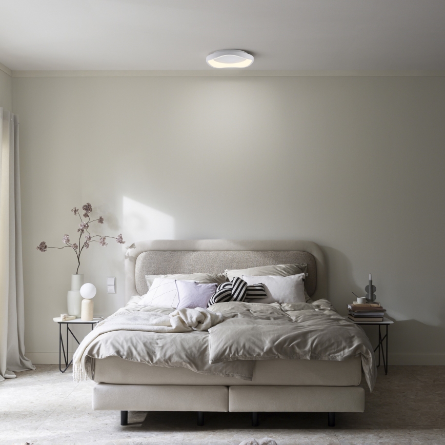 Schöner Wohnen 14233-16 - LED regulējama griestu lampa MONTA LED/21W/230V Ø 40 cm, balta