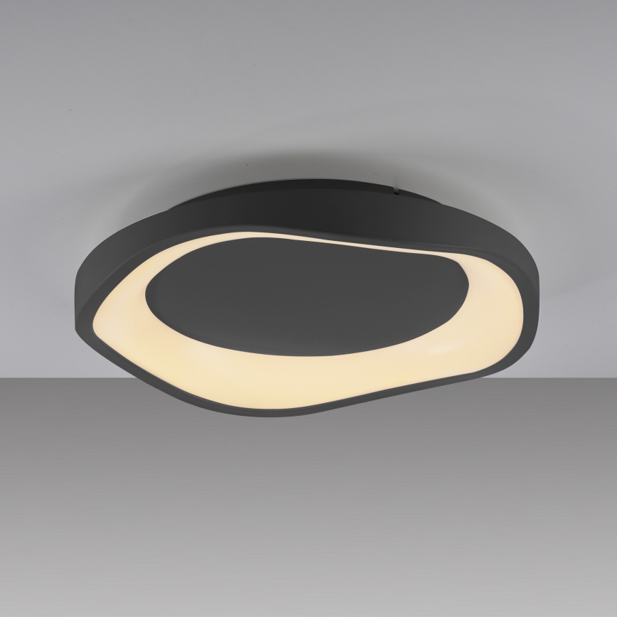 Schöner Wohnen 14233-18 - Aptumšojama LED griestu lampa MONTA LED/21W/230V Ø 40 cm melna