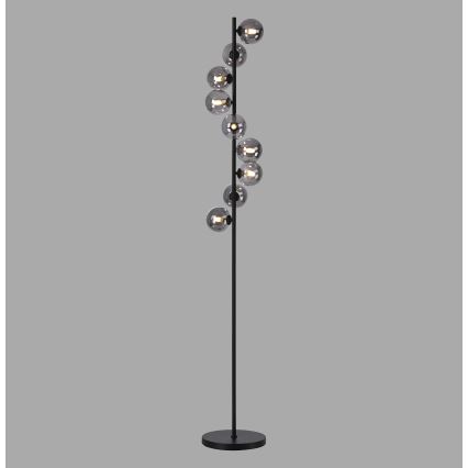 Schöner Wohnen 14506-18 - LED grīdas lampa DUBAI 9xG9/3W/230V melna/dūmakaina