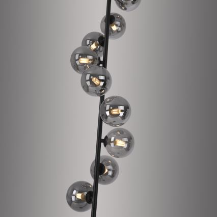 Schöner Wohnen 14506-18 - LED grīdas lampa DUBAI 9xG9/3W/230V melna/dūmakaina