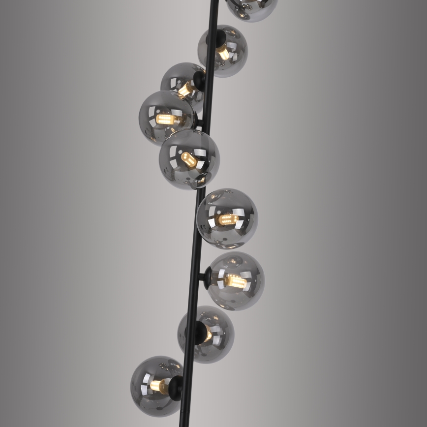 Schöner Wohnen 14506-18 - LED grīdas lampa DUBAI 9xG9/3W/230V melna/dūmakaina