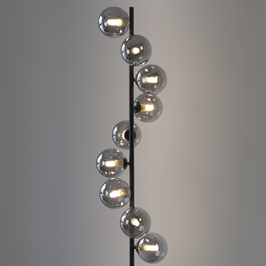 Schöner Wohnen 14506-18 - LED grīdas lampa DUBAI 9xG9/3W/230V melna/dūmakaina