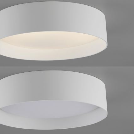 Schöner Wohnen 14593-16 - LED dimmējams griestu gaismeklis TAVOLI LED/10W/230V 2700-6500K pr. 28,5 cm balts + tālvadības pults