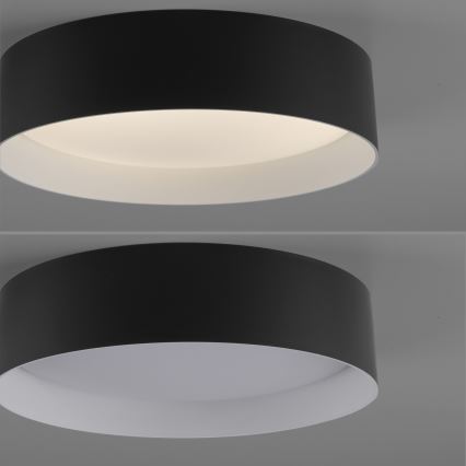 Schöner Wohnen 14593-18 - Dimējams griestu gaismeklis TAVOLI LED/10W/230V 2700-6500K Ø 28,5 cm melns + tālvadība