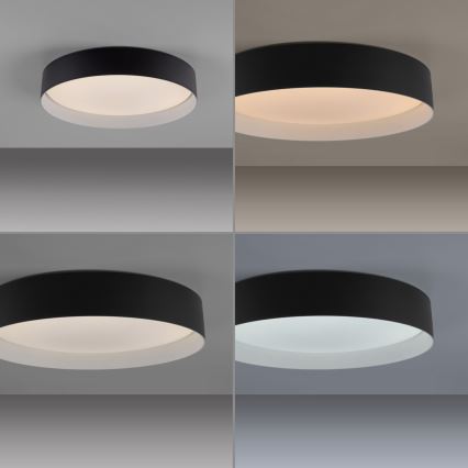 Schöner Wohnen 14594-18 - regulējams LED griestu gaismeklis TAVOLI LED/20W/230V 2700-6500K Ø 39 cm melns + tālvadība