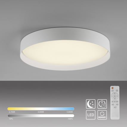 Schöner Wohnen 14595-16 - LED dimējams griestu gaismeklis TAVOLI LED/34W/230V 2700-6500K Ø 49 cm balts + tālvadības pults