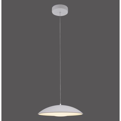 Schöner Wohnen 14606-16 - dimmējama piekaramā lampa uz kabeļa LENTE, LED/17W/230V, Ø 40 cm, balta