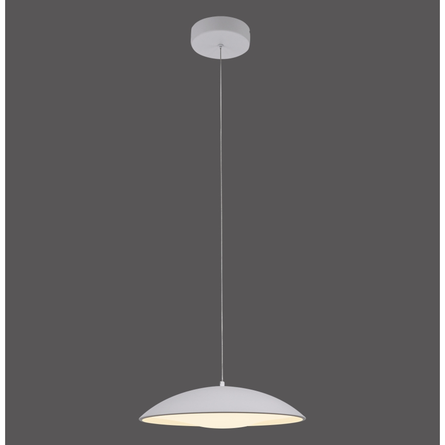 Schöner Wohnen 14606-16 - dimmējama piekaramā lampa uz kabeļa LENTE, LED/17W/230V, Ø 40 cm, balta