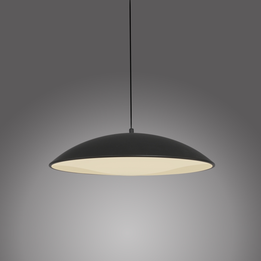 Schöner Wohnen 14606-18 - LENTE LED pakaramais gaismeklis uz vada, ar regulējamu spilgtumu, LED/17W/230V, Ø 40 cm, melns