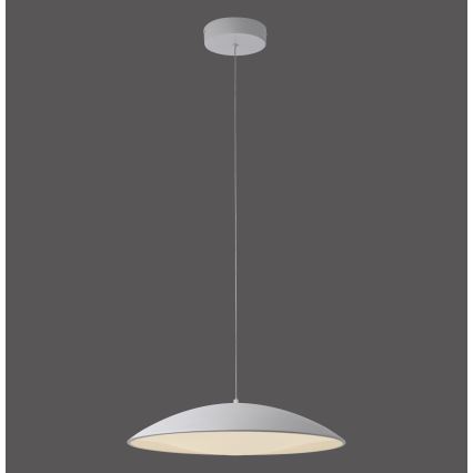 Schöner Wohnen 14607-16 - regulējama LED lustra uz vada LENTE LED/23W/230V diam. 50 cm balta