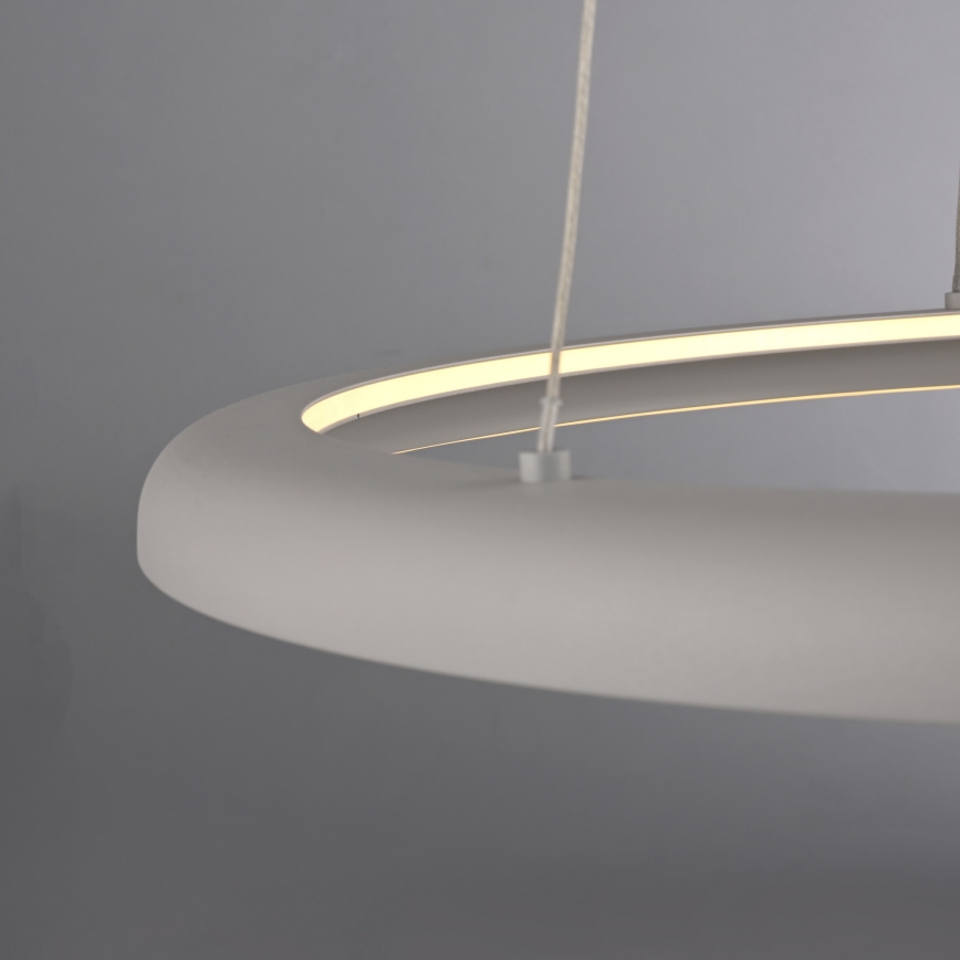 Schöner Wohnen 15570-39 - QUILLO regulējams LED pakaramais gaismeklis ar regulējamu spilgtumu, LED/36W/230V, Ø 60 cm, pelēks