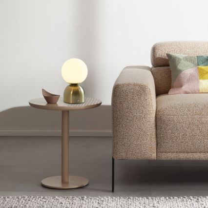 Schöner Wohnen 19218-12 - LED ar regulējamu spilgtumu skārienjūtīga uzlādējama galda lampa RUDI LED/1,2W/5V 3000-6000K 1200 mAh zelta