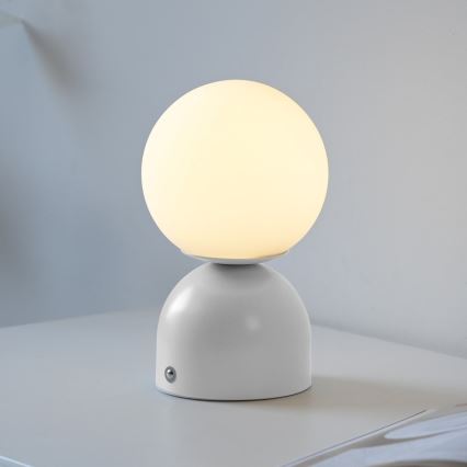 Schöner Wohnen 19218-16 - LED regulējama skārienvadāma uzlādējamā galda lampa RUDI LED/1,2W/5V 3000-6000K 1200 mAh balta