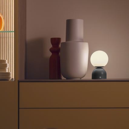 Schöner Wohnen 19218-18 - LED dimējama skārienjūtīga uzlādējama galda lampa RUDI LED/1,2W/5V 3000-6000K 1200 mAh melna