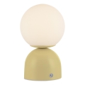 Schöner Wohnen 19218-81 - LED dimējama skārienvadāma uzlādējamā galda lampa RUDI LED/1,2W/5V 3000-6000K 1200 mAh dzeltena