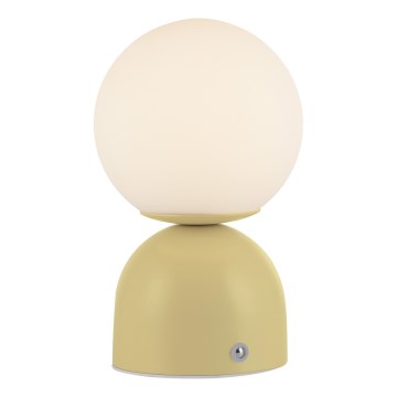 Schöner Wohnen 19218-81 - LED dimējama skārienvadāma uzlādējamā galda lampa RUDI LED/1,2W/5V 3000-6000K 1200 mAh dzeltena