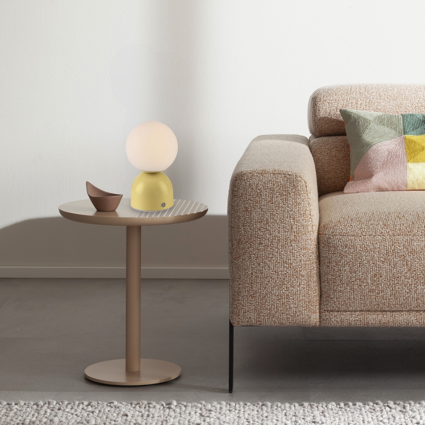 Schöner Wohnen 19218-81 - LED dimējama skārienvadāma uzlādējamā galda lampa RUDI LED/1,2W/5V 3000-6000K 1200 mAh dzeltena