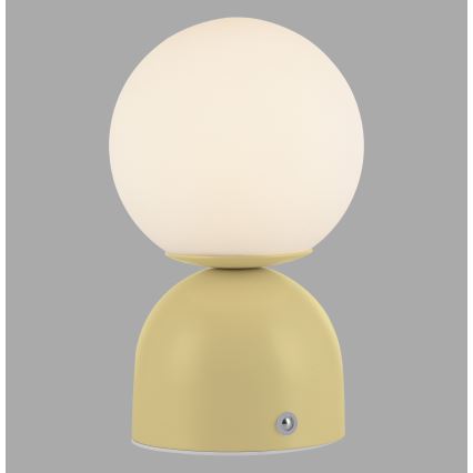 Schöner Wohnen 19218-81 - LED dimējama skārienvadāma uzlādējamā galda lampa RUDI LED/1,2W/5V 3000-6000K 1200 mAh dzeltena