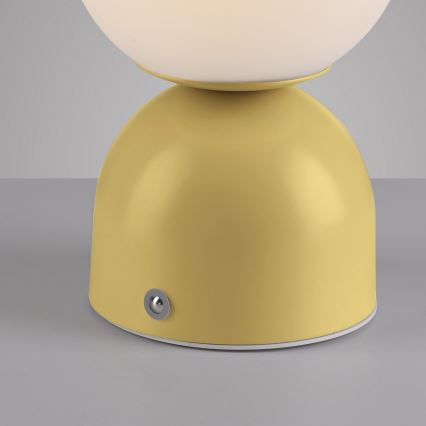 Schöner Wohnen 19218-81 - LED dimējama skārienvadāma uzlādējamā galda lampa RUDI LED/1,2W/5V 3000-6000K 1200 mAh dzeltena