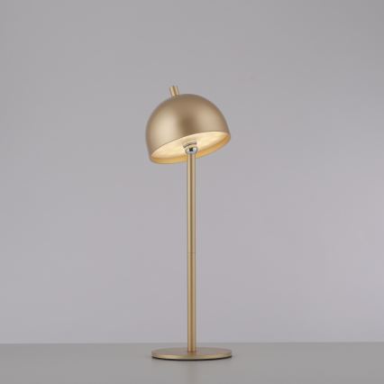 Schöner Wohnen 19244-12 - LED ar iespēju regulēt spilgtumu, skārienvadāma, uzlādējama galda lampa ārā lietošanai BELLIS LED/2,5W/5V 2600 mAh IP54 zelta