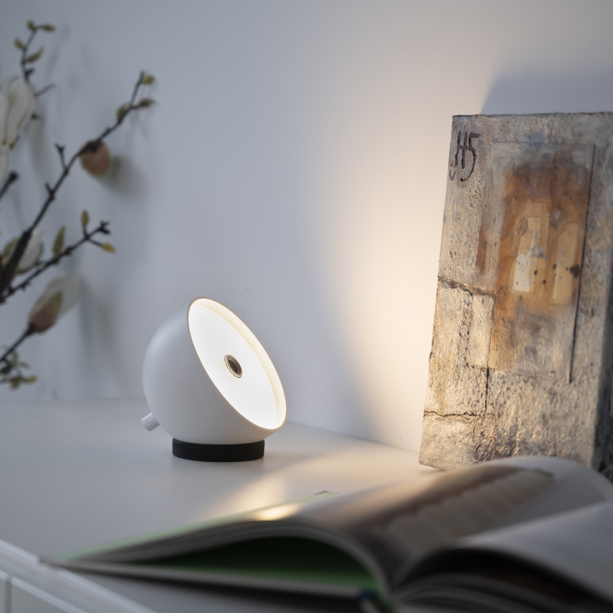 Schöner Wohnen 19244-16 - LED dimējama ar skārienvadību un uzlādējama āra galda lampa BELLIS LED/2,5W/5V 2600 mAh IP54 balta