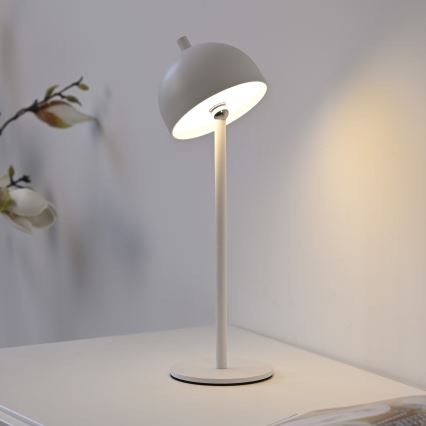 Schöner Wohnen 19244-16 - LED dimējama ar skārienvadību un uzlādējama āra galda lampa BELLIS LED/2,5W/5V 2600 mAh IP54 balta