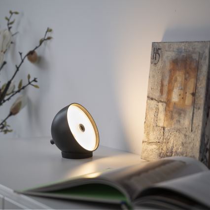 Schöner Wohnen 19244-18 - LED ar regulējamu spilgtumu, skārienvadāma uzlādējama āra galda lampa BELLIS LED/2,5W/5V 2600 mAh IP54 melna