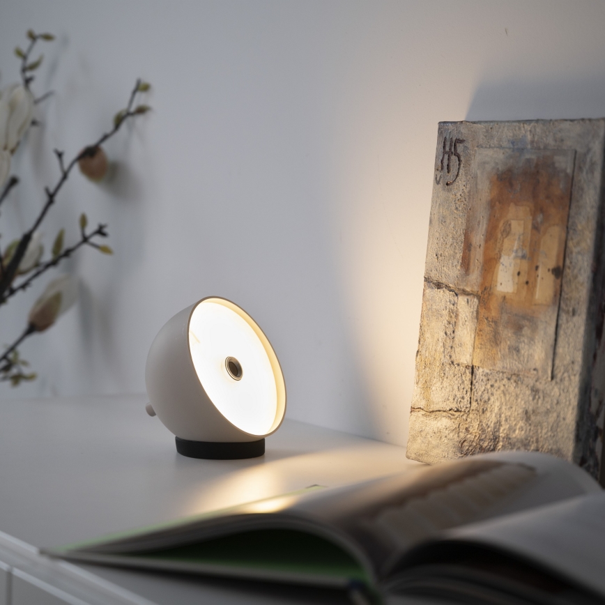 Schöner Wohnen 19244-39 - LED ar pieskārienu regulējama uzlādējama āra galda lampa BELLIS LED/2,5W/5V 2600 mAh IP54 pelēka