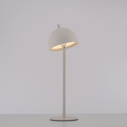 Schöner Wohnen 19244-39 - LED ar pieskārienu regulējama uzlādējama āra galda lampa BELLIS LED/2,5W/5V 2600 mAh IP54 pelēka