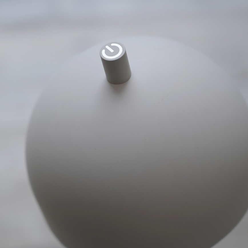 Schöner Wohnen 19244-39 - LED ar pieskārienu regulējama uzlādējama āra galda lampa BELLIS LED/2,5W/5V 2600 mAh IP54 pelēka