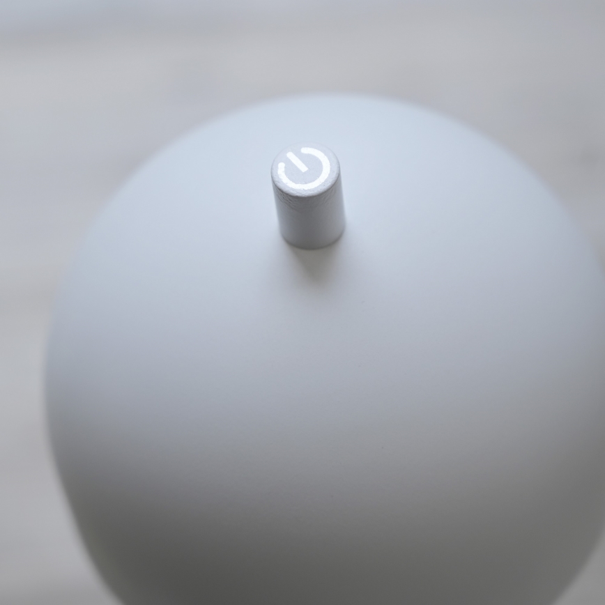 Schöner Wohnen 19245-16 - LED regulējama skārienjutīga uzlādējamā āra stāvlampa BELLIS LED/2,5W/5V 2600 mAh IP54 balta