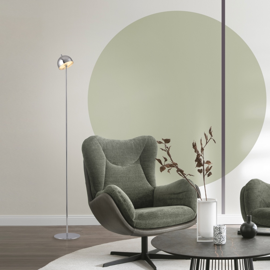 Schöner Wohnen 19245-17 - BELLIS āra LED stāvlampa, skārienjūtīga un regulējama, uzlādējama, LED/2,5W/5V 2600 mAh IP54, spīdīgs hroms