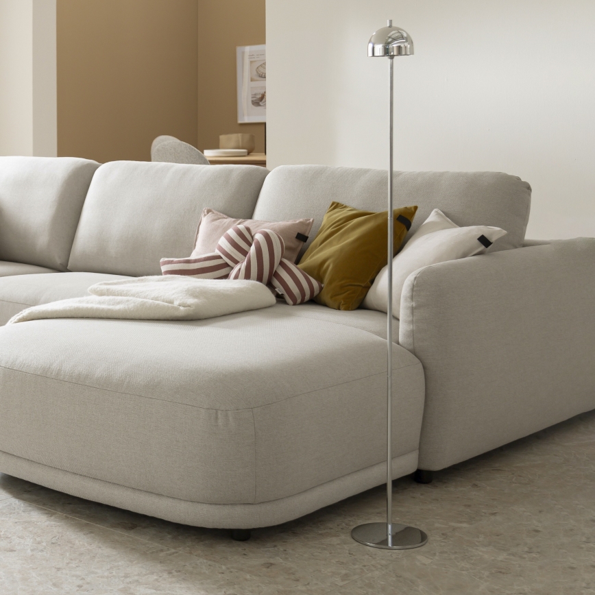 Schöner Wohnen 19245-17 - BELLIS āra LED stāvlampa, skārienjūtīga un regulējama, uzlādējama, LED/2,5W/5V 2600 mAh IP54, spīdīgs hroms