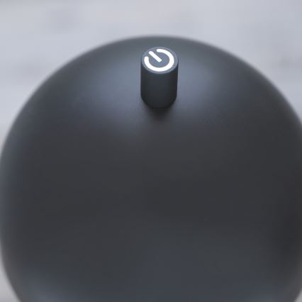 Schöner Wohnen 19245-18 - LED skārienvadāma, ar regulējamu spilgtumu, uzlādējama āra stāvlampa BELLIS LED/2,5W/5V 2600 mAh IP54 melna