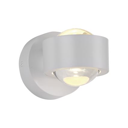 Schöner Wohnen 19331-16 - LED sienas gaismeklis CHIA 2xLED/2W/230V balts