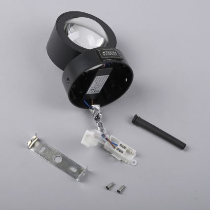 Schöner Wohnen 19331-18 - LED sienas gaismeklis CHIA 2xLED/2W/230V melns